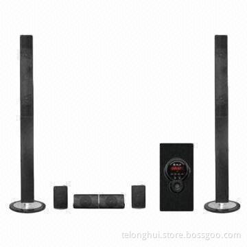 Home Theater System, 5.1 Series 3D/4D, Karaoke Function, USB Interface, FM Radio, 20 Station Presets